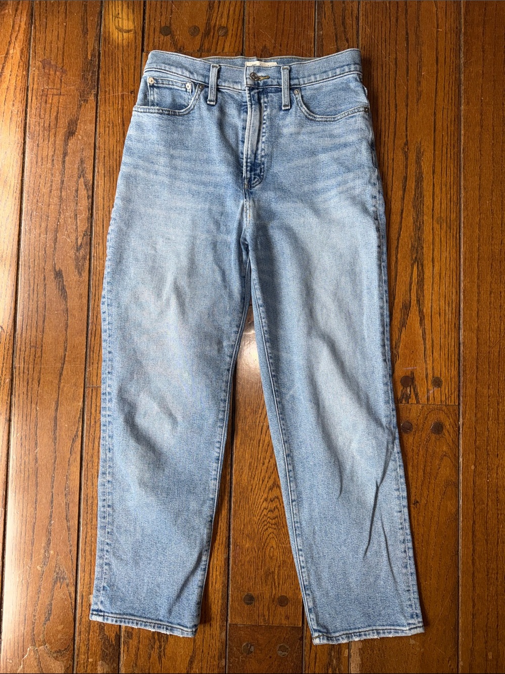 Madewell the perfect vintage straight crop Jean size 28